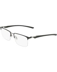 Nike - 4318 001 Optical Frames Metal Squared Normal - Lyst
