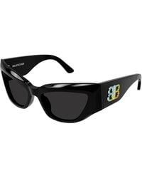 Balenciaga - Bb0444S 002 Sunglasses Acetate Cat Eye - Lyst