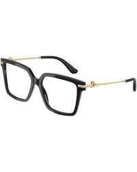 Dolce & Gabbana - Dg3397 501 Optical Frames Acetate Squared Normal - Lyst