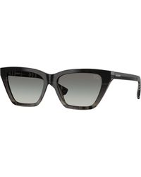 Burberry - Be4468 420011 Sunglasses Acetate Cat Eye Normal Shaded - Lyst