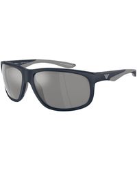 Emporio Armani - Ea4199U 5088Z3 Sunglasses Injected Pillow Polarized Mirror - Lyst