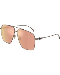 Moncler - Me4020T Arium 10277J Sunglasses Titanium Geometric Normal - Lyst