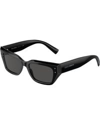 Dolce & Gabbana - Dg4462 501/87 Sunglasses Acetate Cat Eye Normal - Lyst