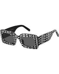 Marc Jacobs - Marc 488/N/S 03K/Ir Sunglasses Plastic Squared - Lyst
