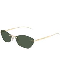 McQueen - Am0525S 003 Sunglasses Acetate Geometric - Lyst