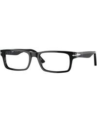 Persol - Po3050V 95 Optical Frames Acetate Transparent Squared Normal - Lyst
