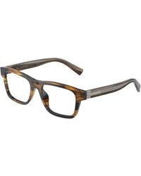 Dolce & Gabbana - Dg3446 3063 Optical Frames Acetate Transparent Squared Normal - Lyst