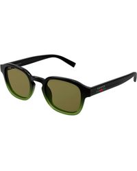 Gucci - Gg2106S 003 Sunglasses Injected Round - Lyst