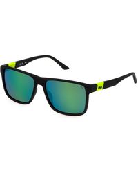 Fila - Sfi522 U28W Sunglasses Injected Smoke Squared Mirror - Lyst