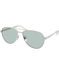 Prada - Pr A54S 27540N Sunglasses Metal Pilot Normal - Lyst