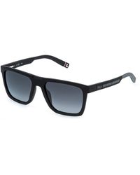 Fila - Sfib05 U28P Sunglasses Injected Smoke Squared Nuanced - Lyst