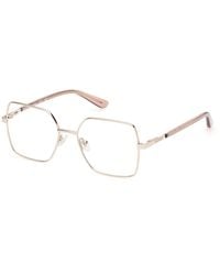 Guess - Gu8288 033 Optical Frames Metal Squared Normal - Lyst