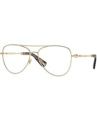 Burberry - Be1386 1109 Optical Frames Metal Pilot Normal - Lyst