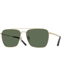 Oliver Peoples - Ov1362S R-15 52459A Sunglasses Metal G15 Squared Polarized - Lyst