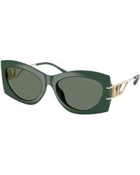 Michael Kors - Mk2235U Navarra 40063H Sunglasses Injected Geometric Normal - Lyst