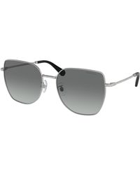 Swarovski - Sk7021D 400111 Sunglasses Metal Geometric Normal Shaded - Lyst