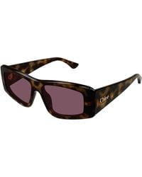 Chloé - Ch0299S 002 Sunglasses Acetate Squared - Lyst