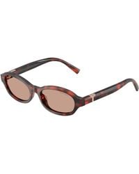 Tiffany & Co. - Tf4270U 847873 Sunglasses Acetate Round Normal - Lyst