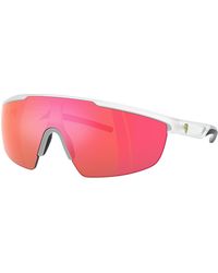 FERRARI SCUDERIA - Fz6005U 505/6Q Sunglasses Injected Squared Normal Mirror - Lyst