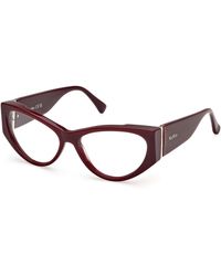Max Mara - Mm5174 069 Optical Frames Acetate Cat Eye Normal - Lyst