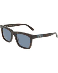 Ferragamo - Sf2113S 242 Sunglasses Acetate Squared Normal - Lyst