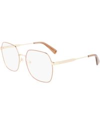 Longchamp - Lo2148 727 Optical Frames Metal Squared Normal Photochromatic - Lyst