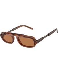 Giorgio Armani - Ar8203 604973 Sunglasses Acetate Squared Normal - Lyst