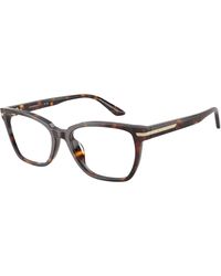 Emporio Armani - Ea3282Bu 5026 Optical Frames Acetate Transparent Cat Eye Normal - Lyst