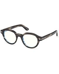 Tom Ford - Ft6037-B 056 Optical Frames Acetate Round Normal - Lyst