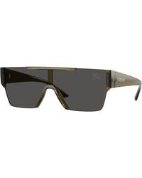 Burberry - Be4291 424687 Sunglasses Nylon Squared Normal - Lyst