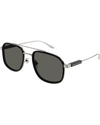 Gucci - Gg1310S 001 Sunglasses Metal Squared Normal - Lyst