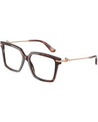 Dolce & Gabbana - Dg3397 3222 Optical Frames Acetate Transparent Squared Normal - Lyst