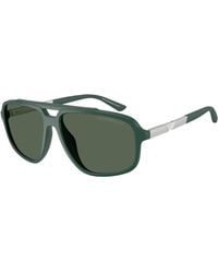 Emporio Armani - Ea4236U 619071 Sunglasses Injected Pilot Normal - Lyst
