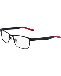 Nike - 8130 073 Optical Frames Metal Squared Normal Photochromatic - Lyst