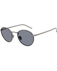 Giorgio Armani - Ar6163J 300319 Sunglasses Metal Round Normal - Lyst