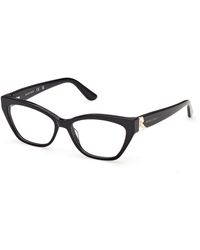 Guess - Gm50062 52 Optical Frames Acetate Cat Eye Normal - Lyst