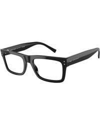 Giorgio Armani - Ar7232 5001 Optical Frames Acetate Transparent Squared Normal - Lyst