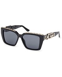 Guess - Gu7915 01A Sunglasses Injected Smoke Squared Normal - Lyst