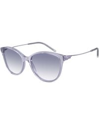 Emporio Armani - Ea4220 611179 Sunglasses Acetate Cat Eye Normal Shaded - Lyst