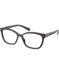 Prada - Pr 15Zv 17N1O1 Optical Frames Acetate Squared Normal - Lyst
