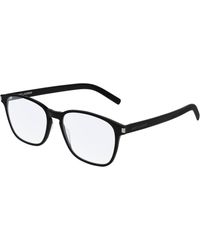 Saint Laurent - Sl 186-B Slim B Slim Optical Frames Acetate Squared - Lyst