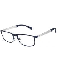 Emporio Armani - Ea1112 3131 Optical Frames Metal Squared - Lyst
