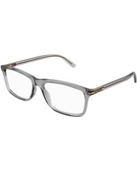 Gucci - Gg1447O 004 Optical Frames Acetate Transparent Squared - Lyst