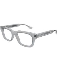 Gucci - Gg1731O 003 Optical Frames Acetate Transparent Squared - Lyst