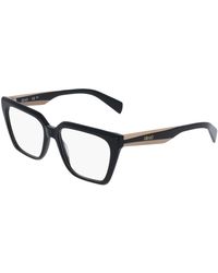 Liu Jo - Lj2825 001 Optical Frames Acetate Squared Normal - Lyst