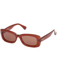Max Mara - Mm0197 42E Sunglasses Acetate Squared Normal - Lyst