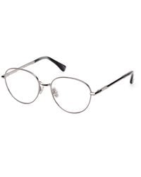 Max Mara - Mm5245 36 Optical Frames Metal Round Normal - Lyst