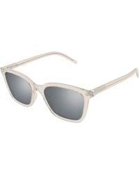 Saint Laurent - Sl M178 004 Sunglasses Acetate Cat Eye Mirrored - Lyst