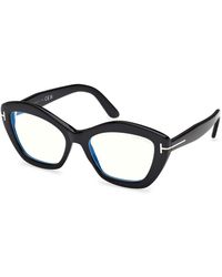 Tom Ford - Ft6044-B 001 Optical Frames Acetate Geometric Normal - Lyst