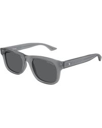 Montblanc - Mb0421S 005 Sunglasses Acetate Squared - Lyst